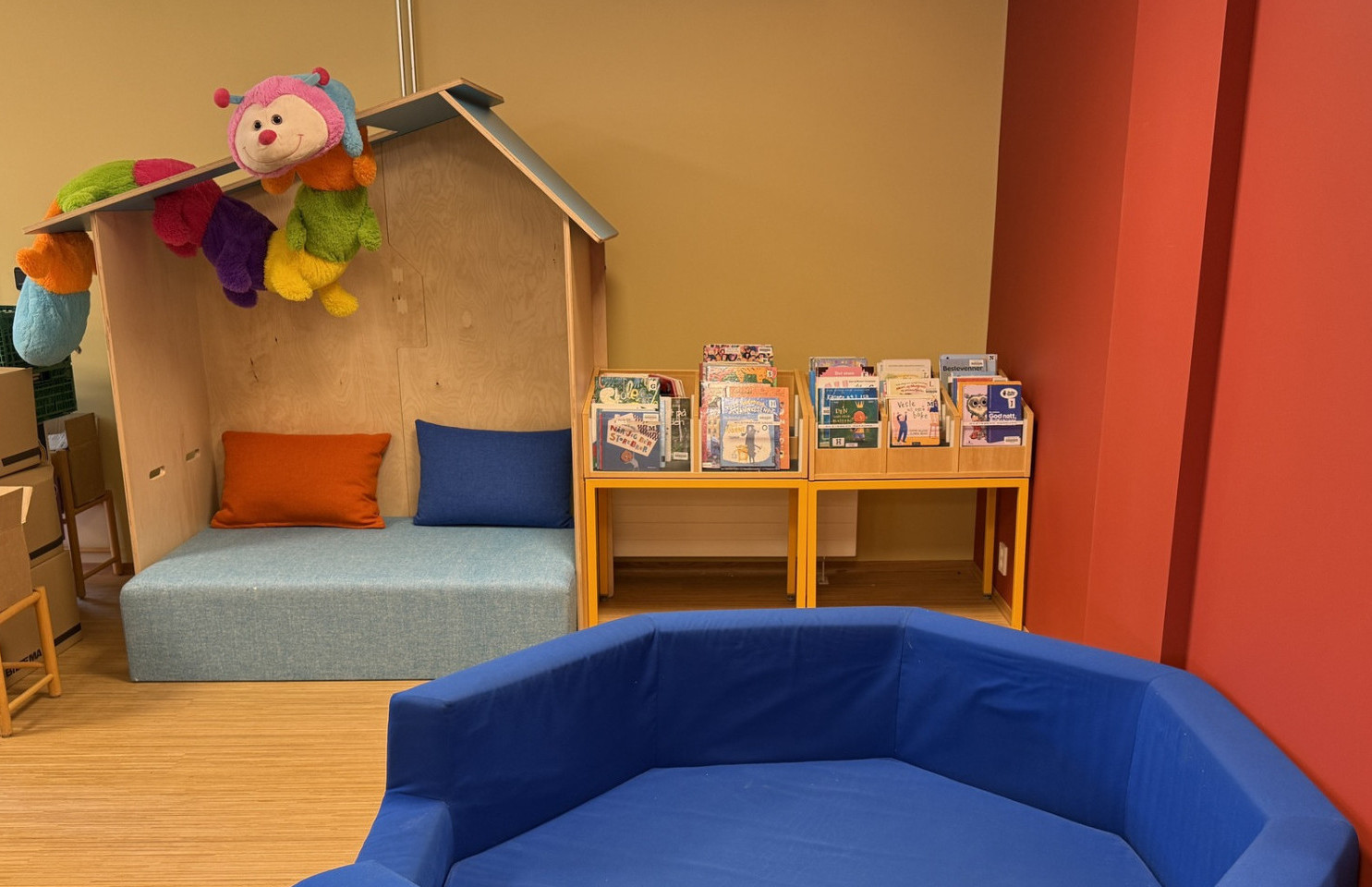 Barneavdelinga i biblioteket på Leikanger