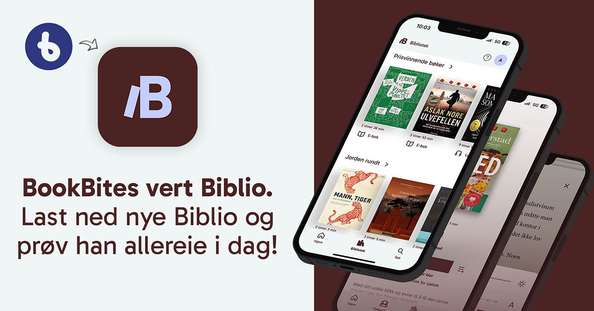 Bookbites blir Biblio