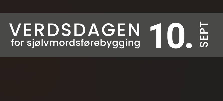 verdsdagen for sjølvmordsførebygging 10.september